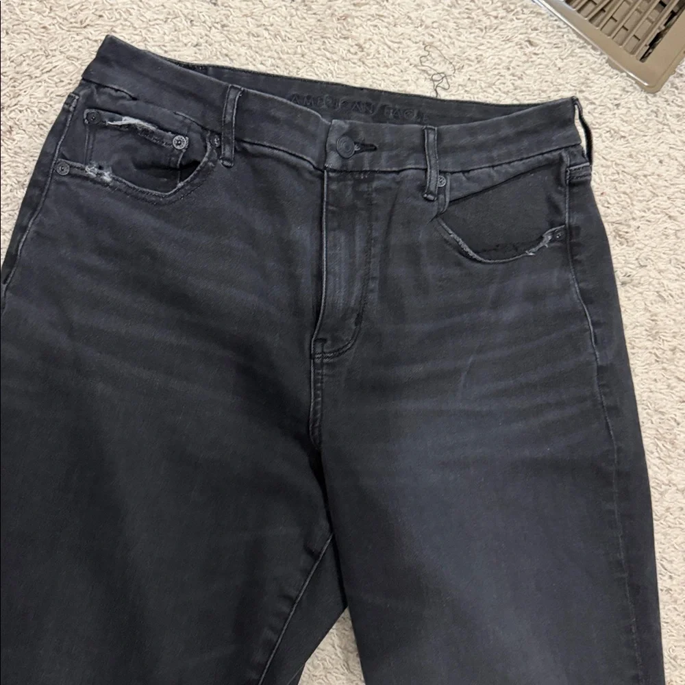 Black flare women’s jeans - Picture 2 of 4